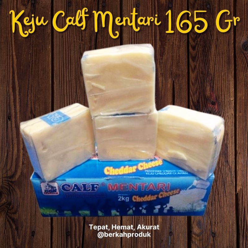 

Keju Calf Mentari Repack Keju Olahan / 165 Gram