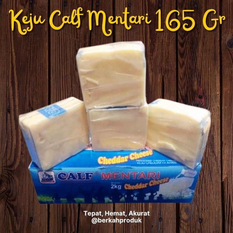 

Keju Calf Mentari Repack Keju Olahan / 165 Gram