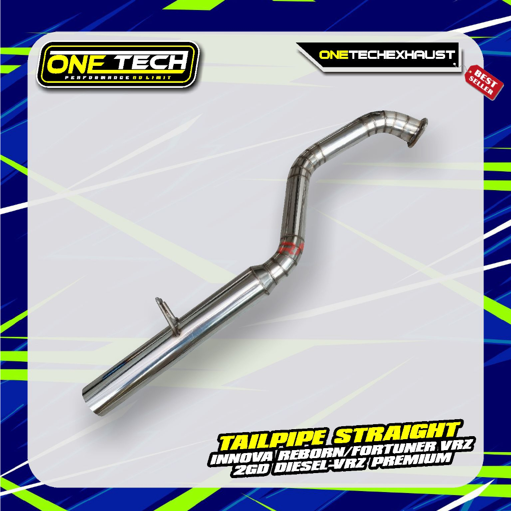 Tailpipe Straight Model INNOVA REBORN FORTUNER VRZ 2GD DIESEL - VRZ PREMIUMM