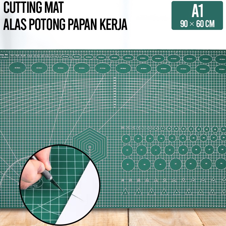 

MURAH Working Pad Cutting Mat A1 Alas Potong Papan Kerja A1 9 x 6 cm