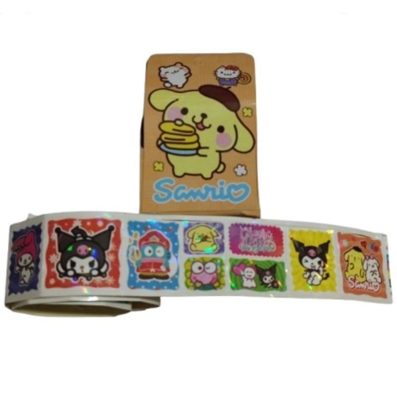 

COD PROMO PERPCS MAINAN MURAH ANAK ROLLING STICKER / STIKER KARAKTER / STICKER KUROMI MIXUE +- 40pcs