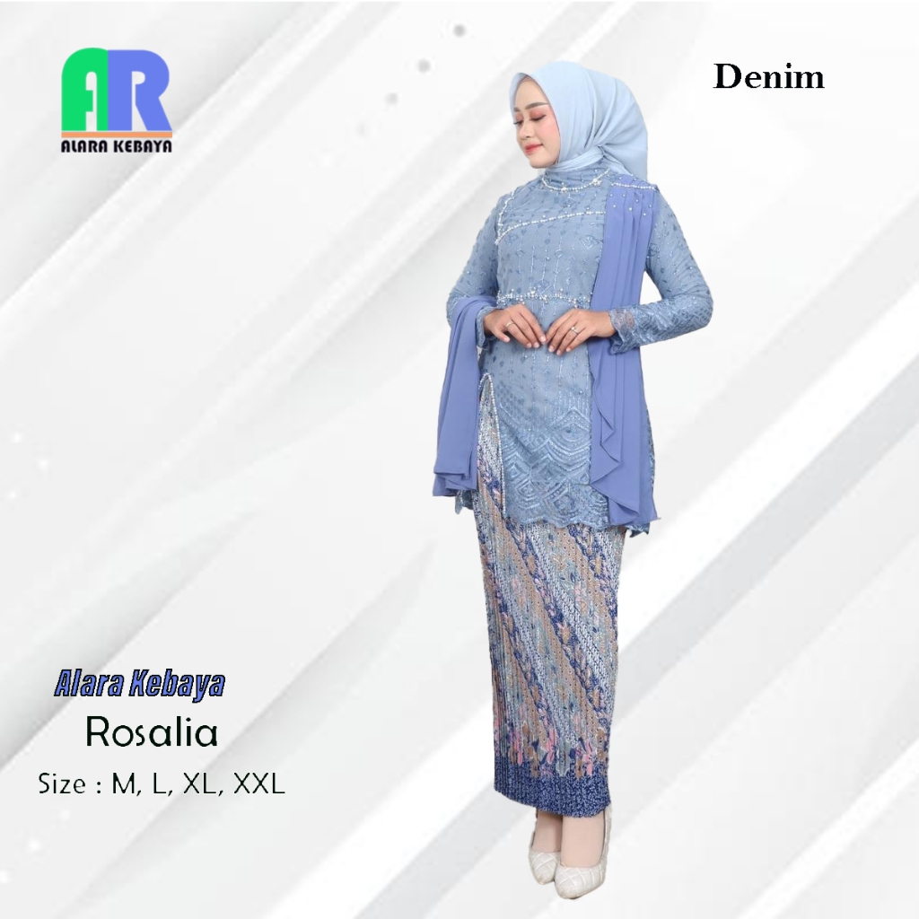 Kebaya Brokat Tulle Kebaya Remaja Modern Kebaya Rosalia Stelan Kebaya kebaya pesta kebaya wisuda