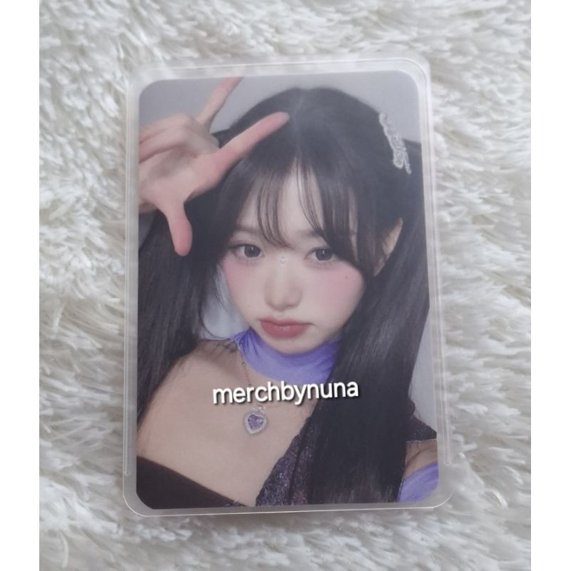 Photocard Wonyoung Ive Benefit Soundwave Round 3 'Wonyoung Kuromi' Album Switch Official