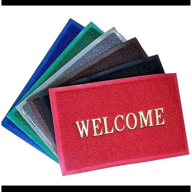Keset Welcome Karet Bentuk Mie / Keset kaki welcome / keset karet welcome / keset mie / keset lantai