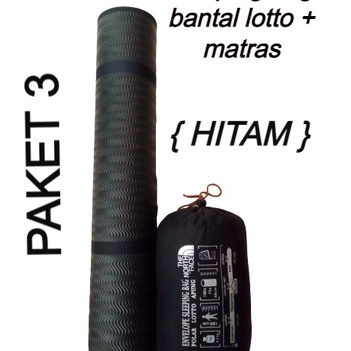 Bonuskan sleeping bag bantal lotto  matras camping 6x18  matras dan sleeping bag  sleeping bag matra