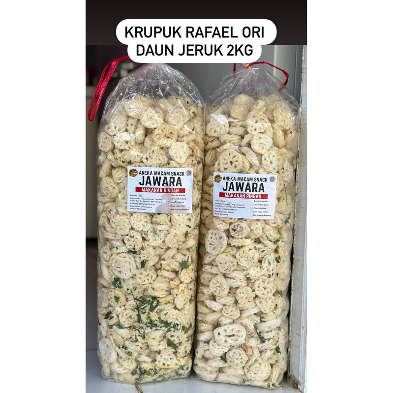 

Krupuk rafael ori 2kg
