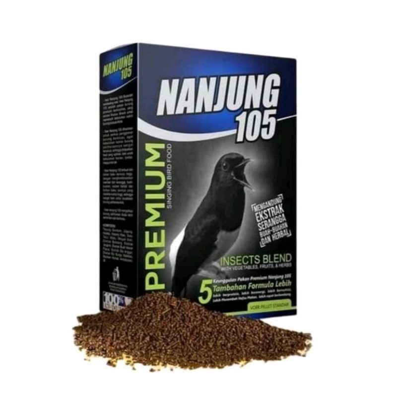 Nanjung 105 Voer Burung juara 100gram