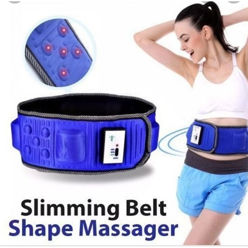 Sabuk Getar Pelangsing Tubuh Magnetik Heating Vibrating Belt Massager - X5 Preloved