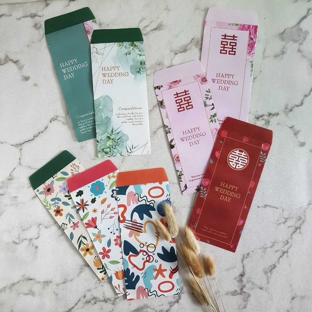 

ANGPAO WEDDING PANJANG \ AMPLOP KONDANGAN AESTETIK