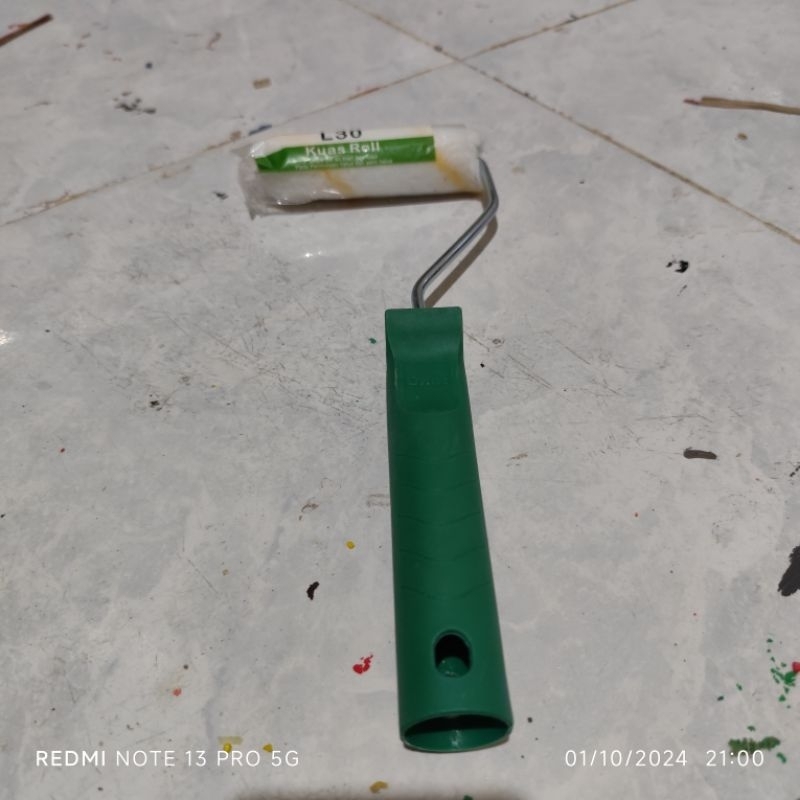 Kuas Roll Kapal 4 inch gagang pendek kecil untuk cat air minyak pada tembok dinding kayu triplek gyp