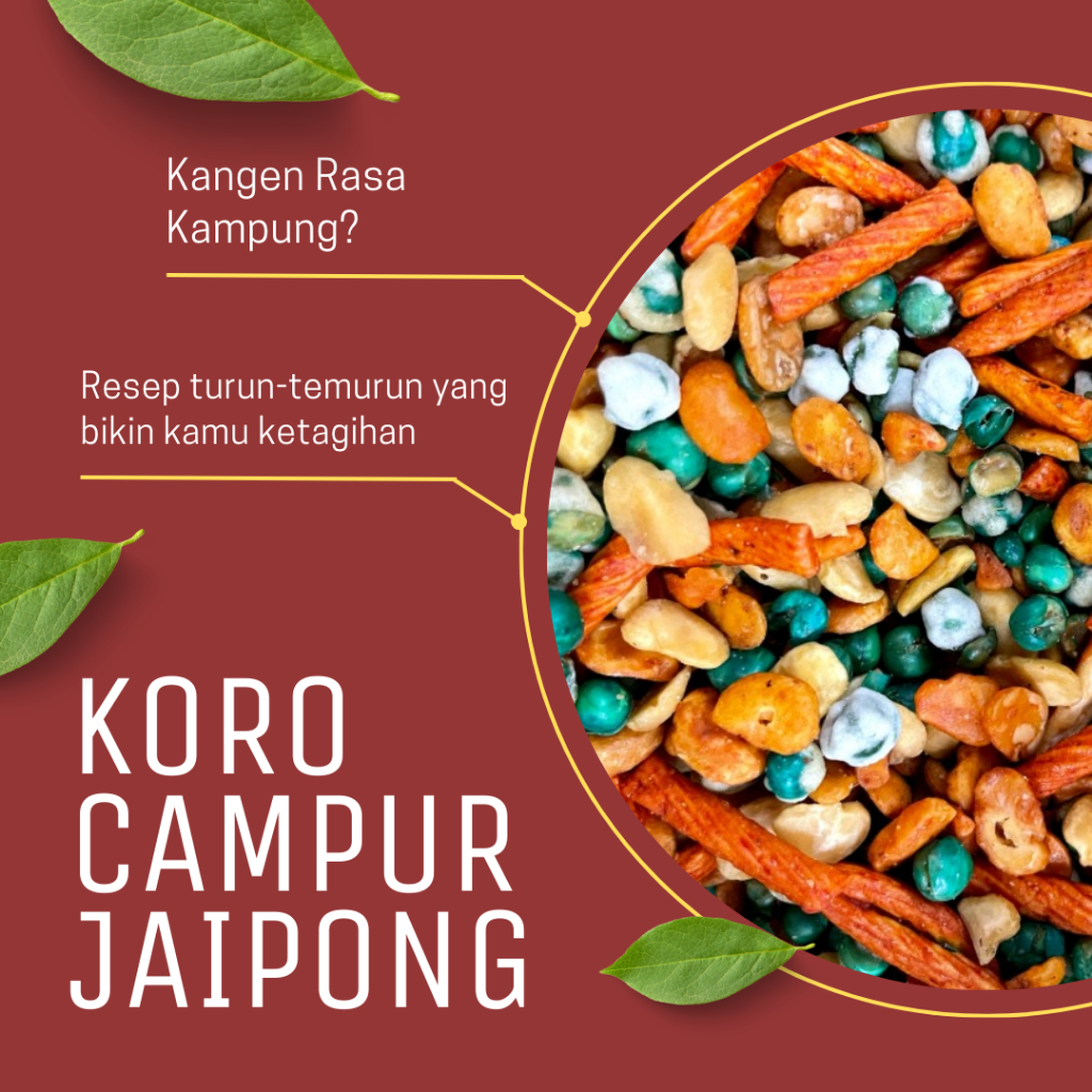 

Kacang Koro Mix / Kacang Koro Campur Jaipong Enak dan Gurih Kemasan 100gr/50gr by rumahsnack