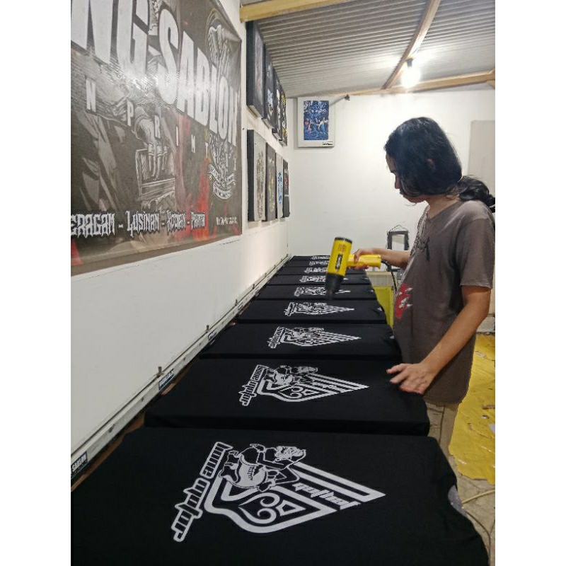 SABLON KAOS CUSTOM PLASTISOL | COTTON COMBED 24S