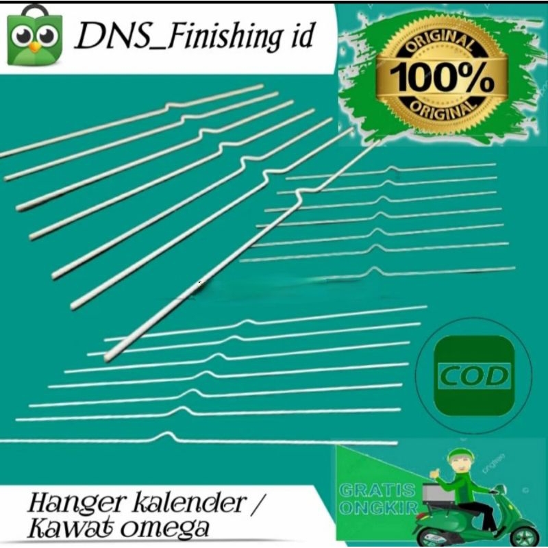

Hanger Kawat Kalender Dinding / Kawat Omega Kalender Dinding Murah by DNS_FINISHING ID