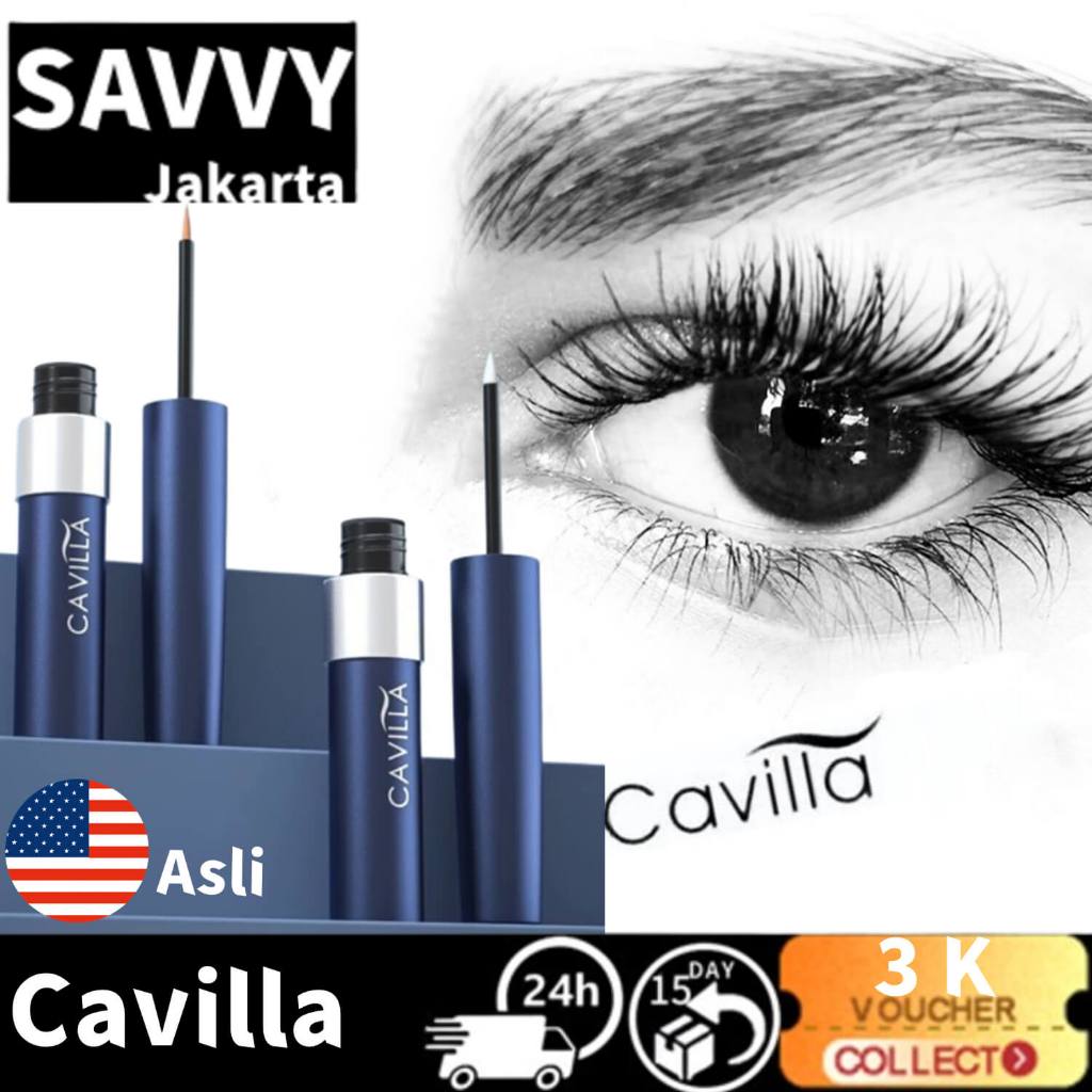 Cavilla Eyelash Essence 3ml / Cavilla Eyelash Growth Serum & Eyebrow Serum (100% Original)