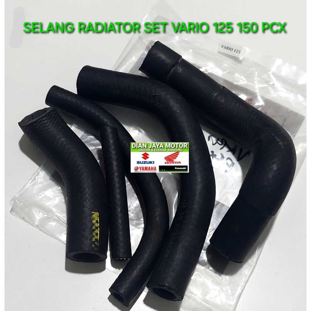 ( Thailand ) Selang Air Radiator Set KZR Honda Vario 125 Vario 150 PCX 150 , Dian jaya motor