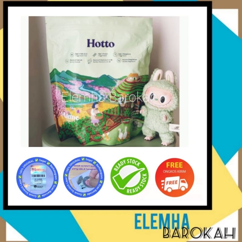 

Hotto Mame Oat Multigrain with Edamame Pouch 12 Sachet 100% Original Segel Berhologram