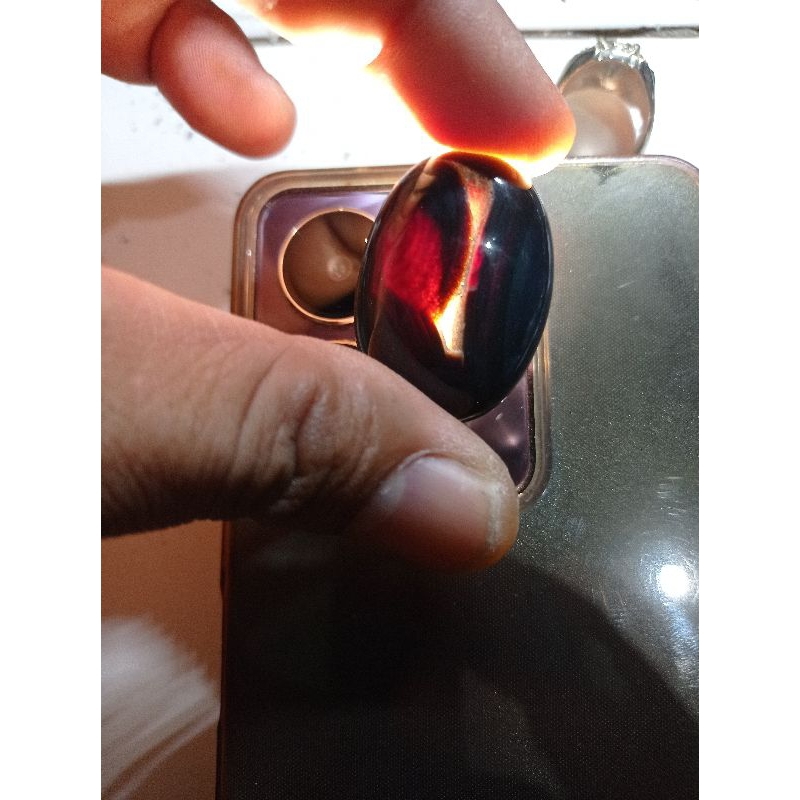 natural akik Yaman Wulung combong pengantin