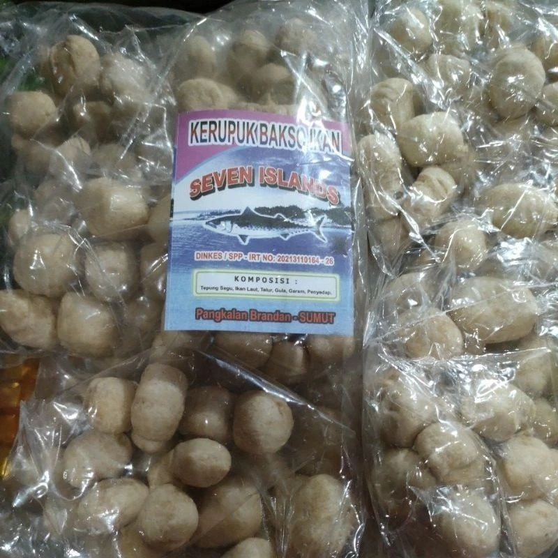 

bakso kerupuk ikan gurih manis