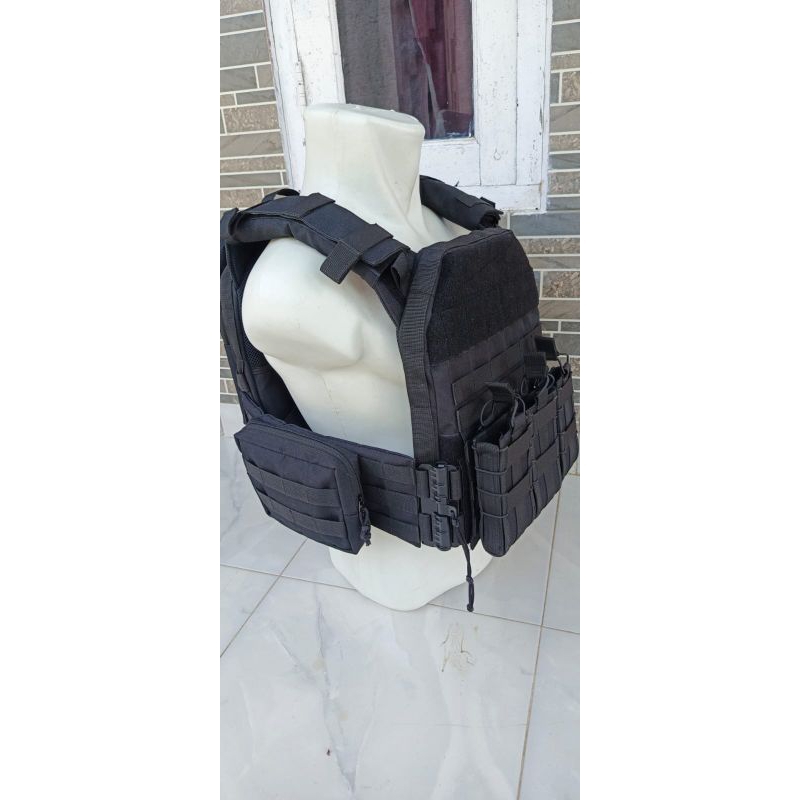 Body vest tactical body vest Quick release body vest duplikat black mamba Rompi anti peluru TNI POLR