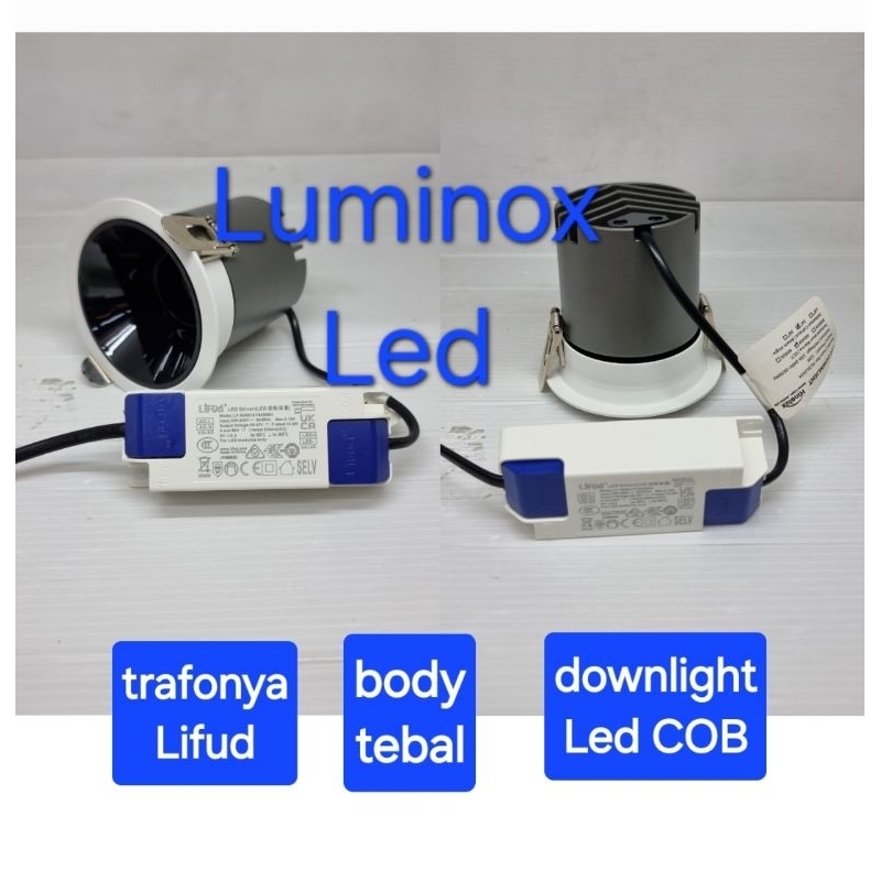 downlight cob 12watt 12w / spotlight plafon led 12w 12 watt inbow 220volt body tebal