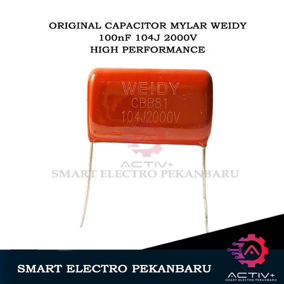 ORIGINAL MYLAR 100nF 104J 2000V CBB81 KAPASITOR MILAR 104 2000V 2KV KAPASITOR KERAMIK 104J 2000 V 10