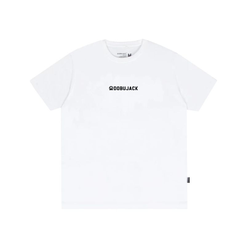 KAOS DOBUJACK  - LITTLE LOGO BLACK - PUTIH