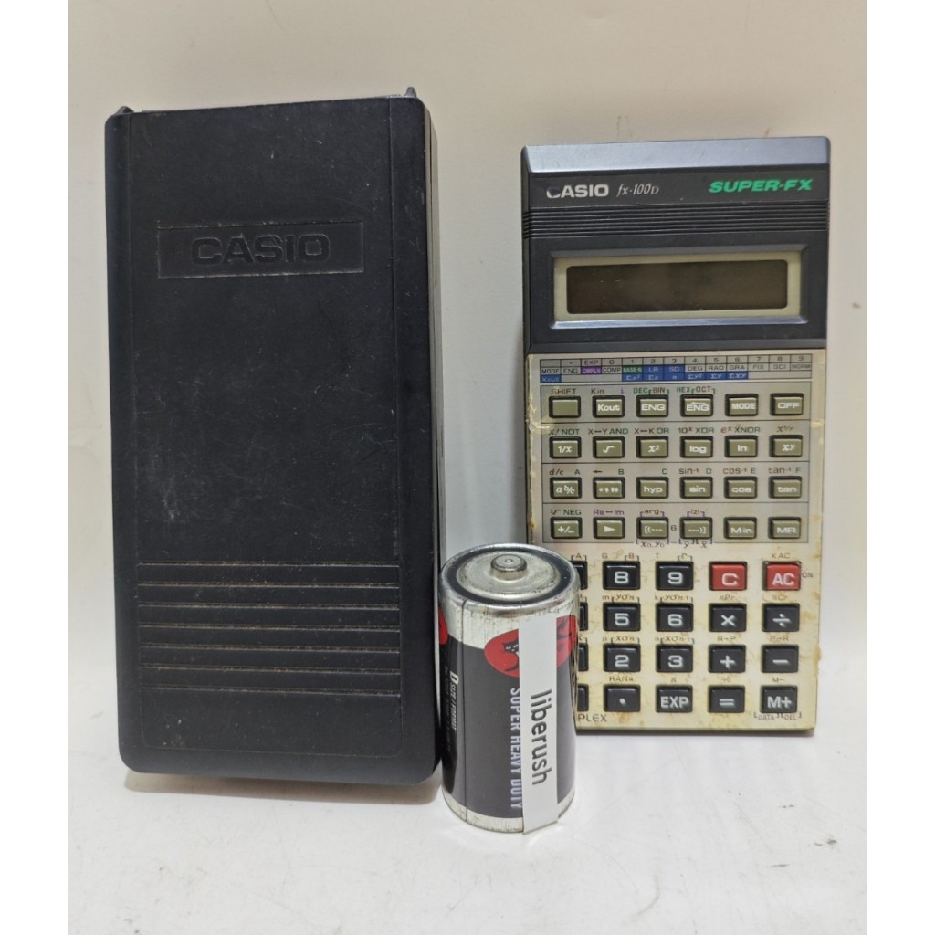 

Vintage calculator casio fx 100d super fx casio fx 100 digital calculator