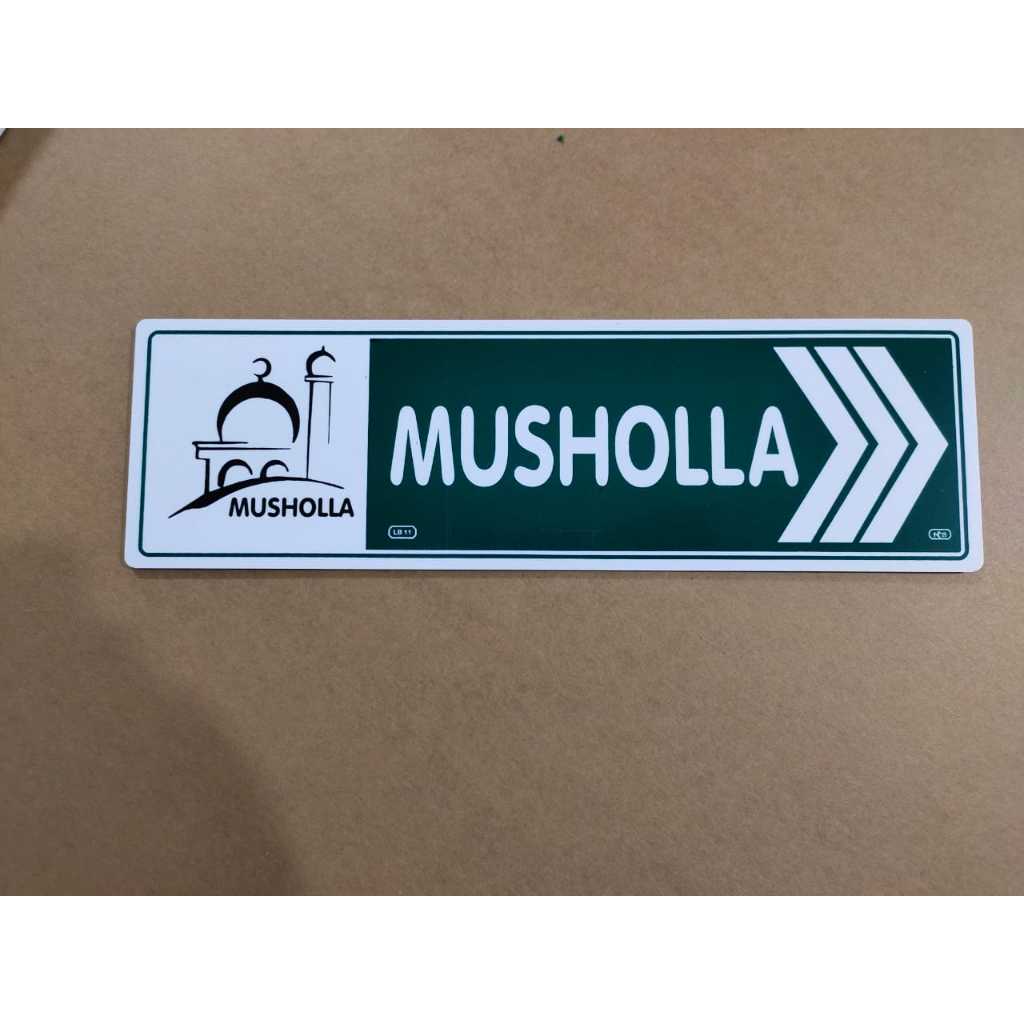 

Sign Label Acrylic/Label Akrilik Besar - Musholla Kanan (9x30cm)