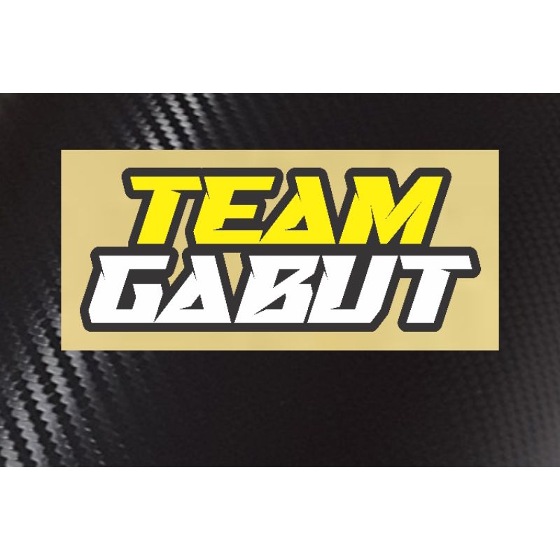 stiker team gabut sticker cutting team gabut