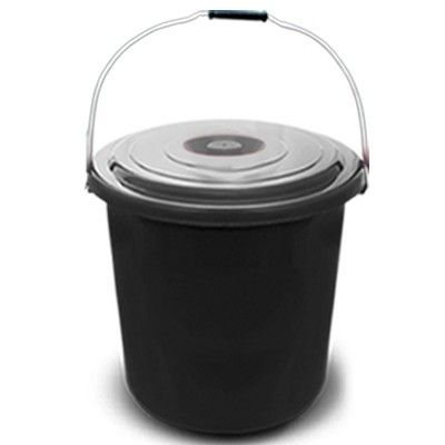 Ember Hitam 6 galon, handel kawat + Tutup