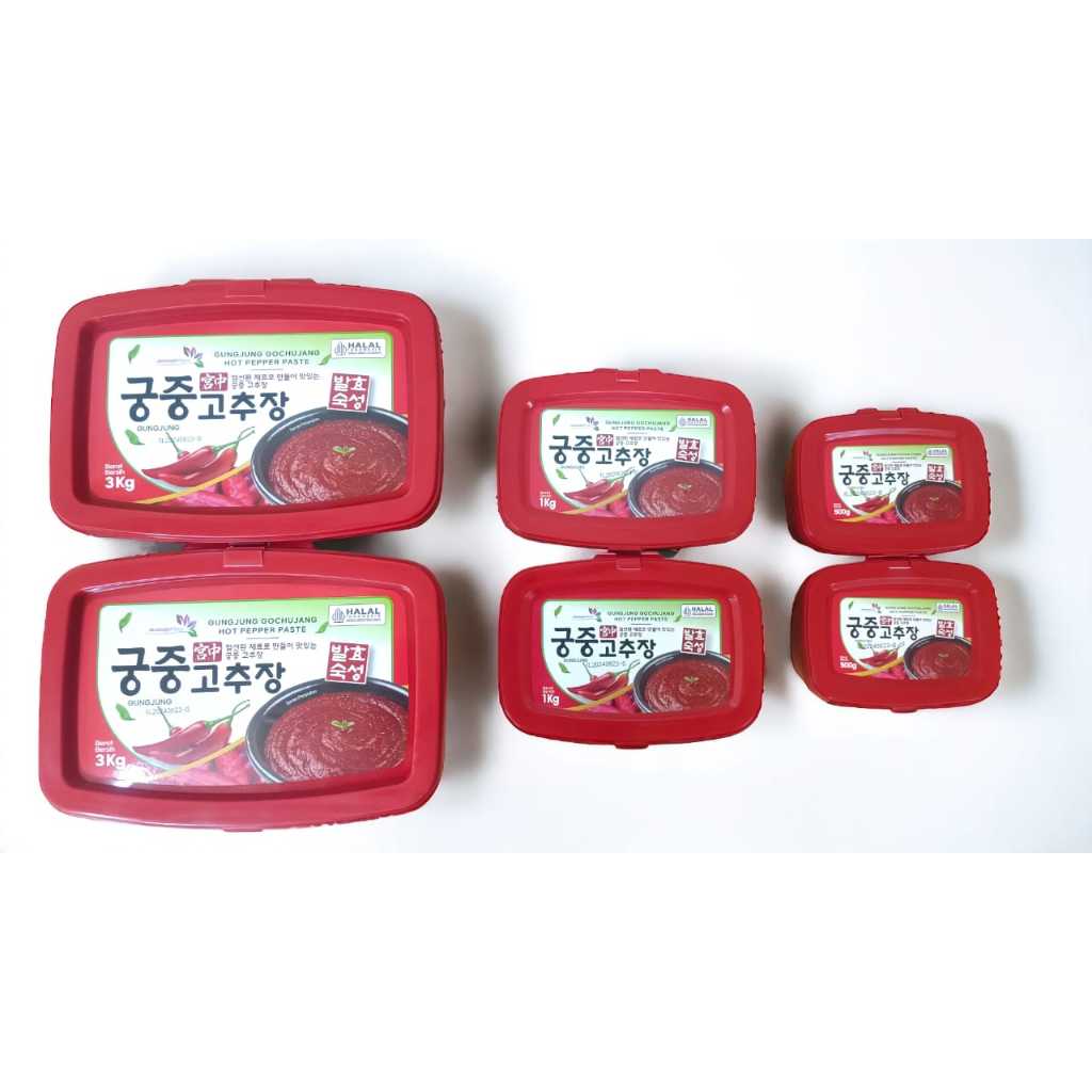 

LAKU Halal GUNGJUNG GOCHUJANG Import /Hot Pepper Taster / Pasta Cabai Pedas Korea