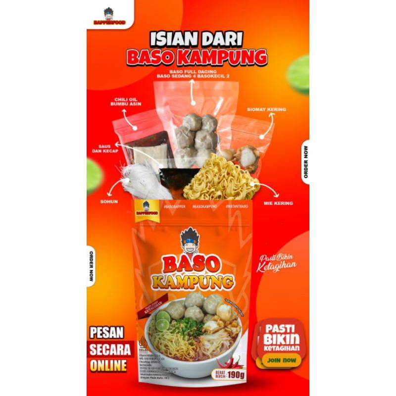 

bakso kampung bapper viral