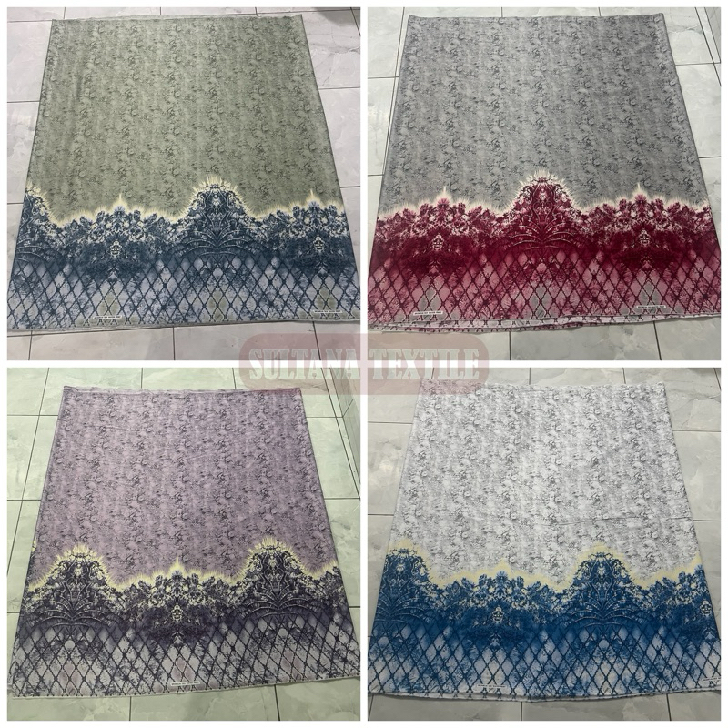 Kain Sasirangan | Batik Etnik Sasirangan wanita Pria Printing Banjar Bromelia Silk Bahan Semi Sutera
