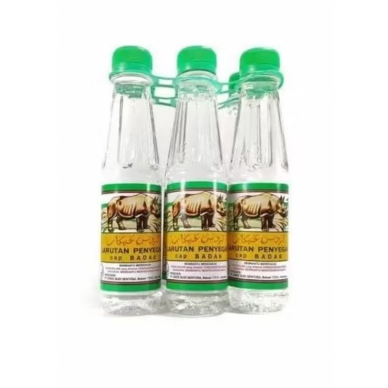 

Larutan Penyegar Cap Badak Botol 1 Ikat isi 6 Botol Kecil @200 ML