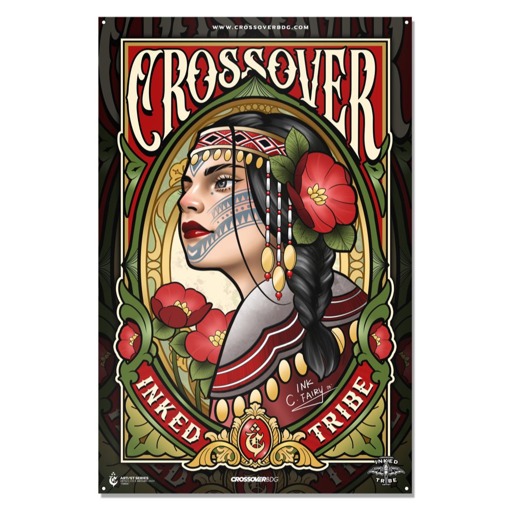 FLAG BANNER CROSSOVER X INKFAIRY