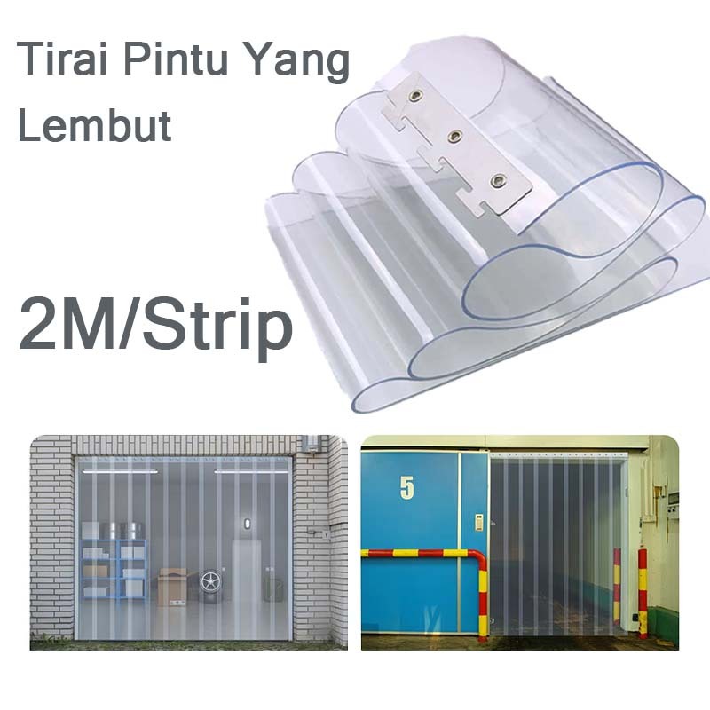 2m Tirai Dari Plastik Tirai Pvc Curtain Universal Tirai Plastik Pvc Strip Tirai Plastik Bening Pvc S