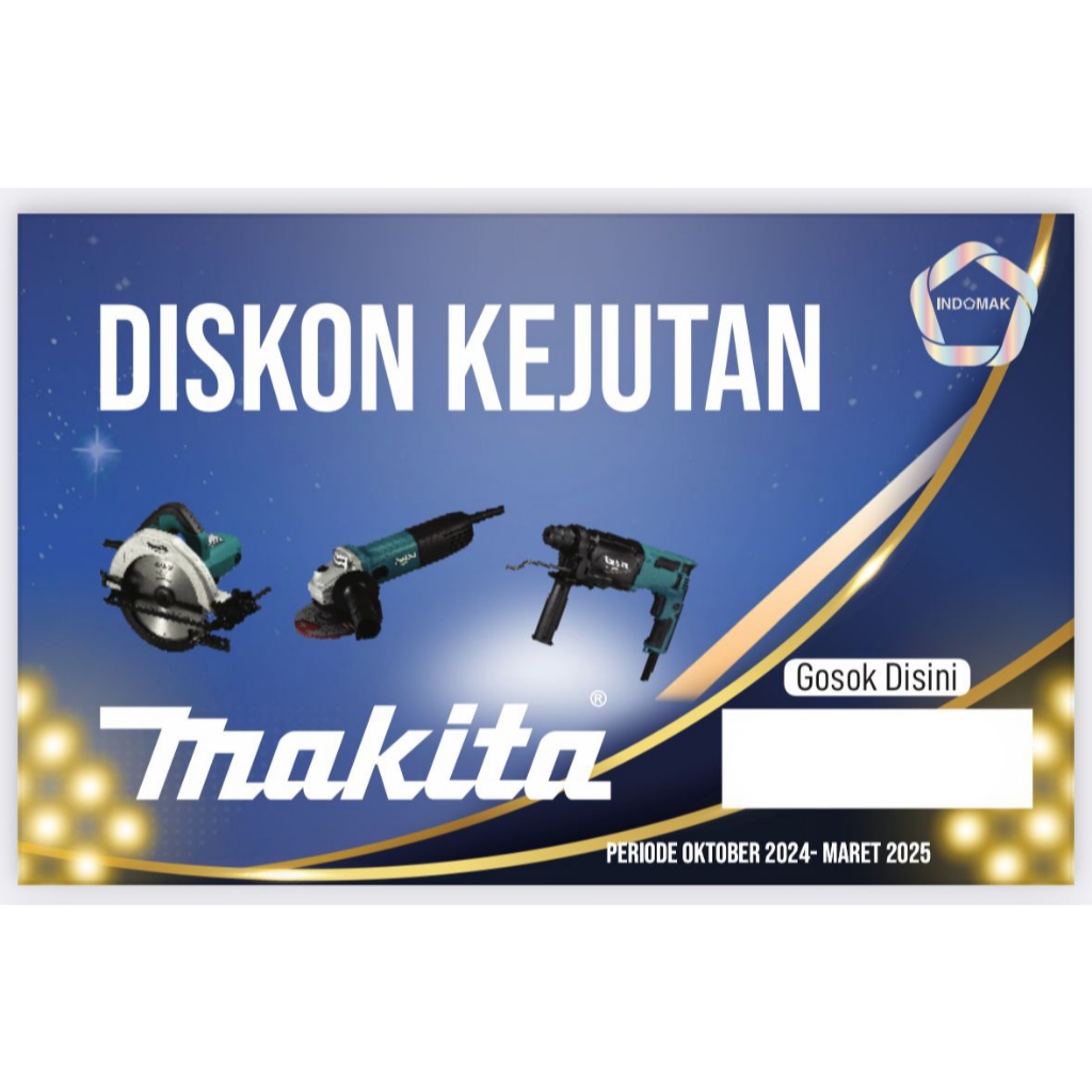 KUPON GOSOK MAKITA