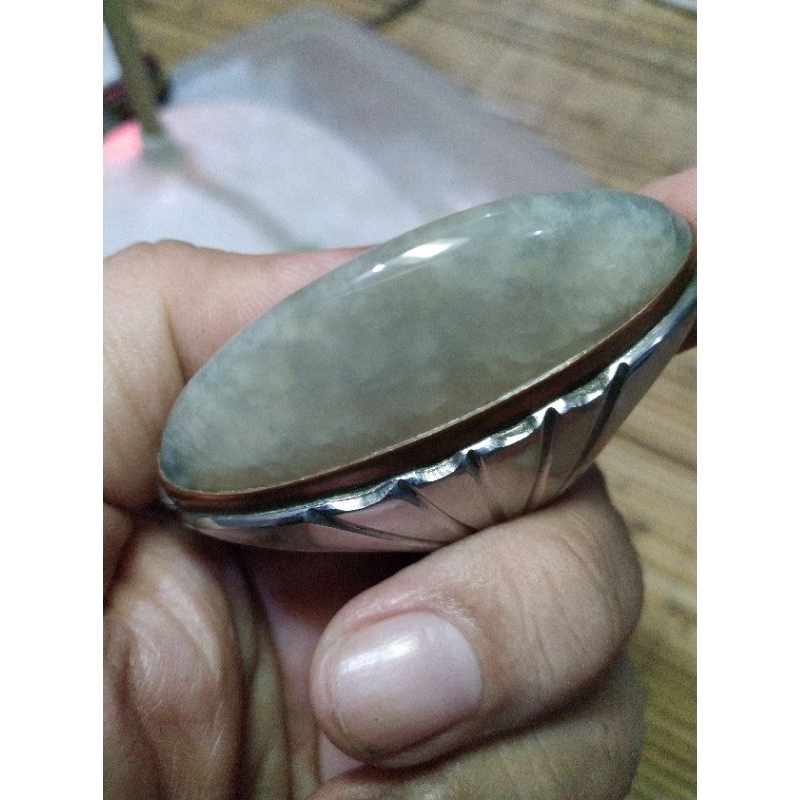 Batu Akik Pandan Kapas Semu Natural unik