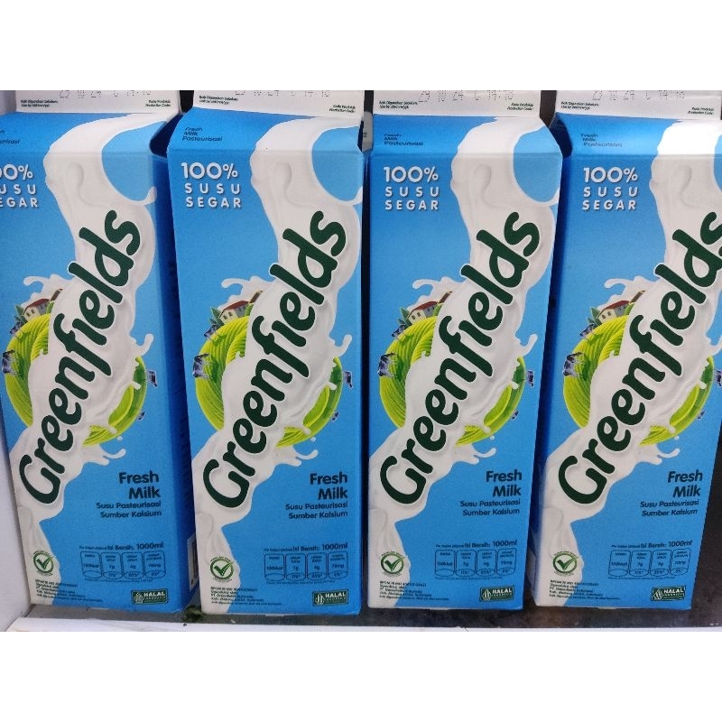

Susu Greenfield Fresh Milk | Pasteurisasi (1 liter)