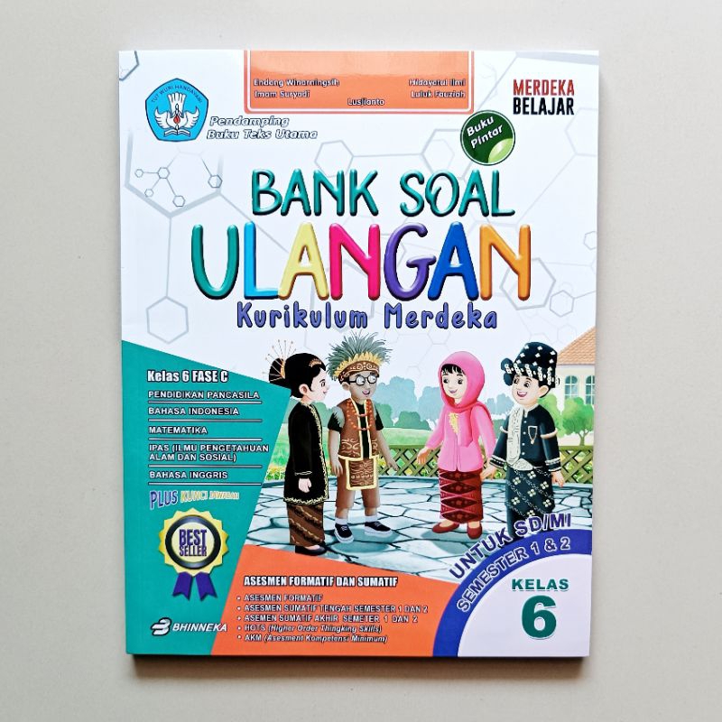 BUKU BANK SOAL ULANGAN KELAS 6 SD KURIKULUM MERDEKA