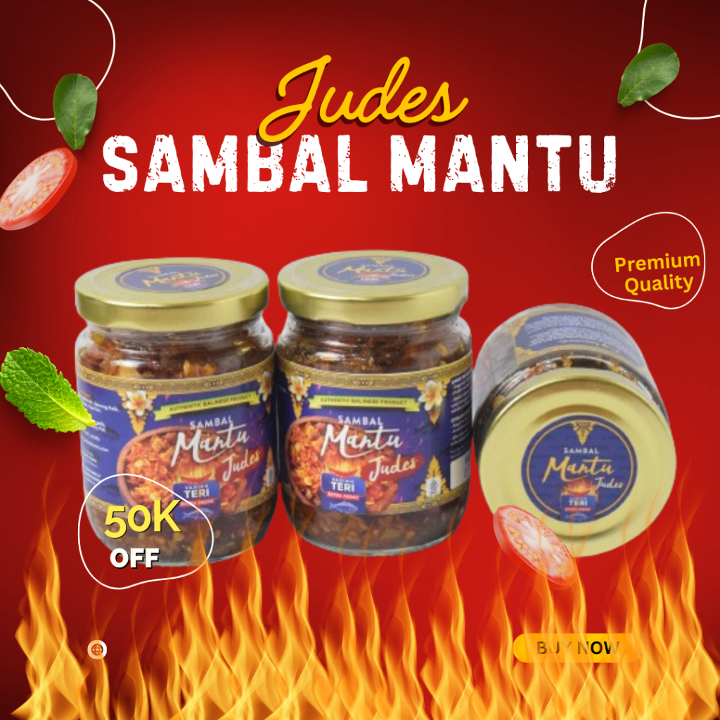 

Sambal Bawang Mantu Teri Botol 150gr