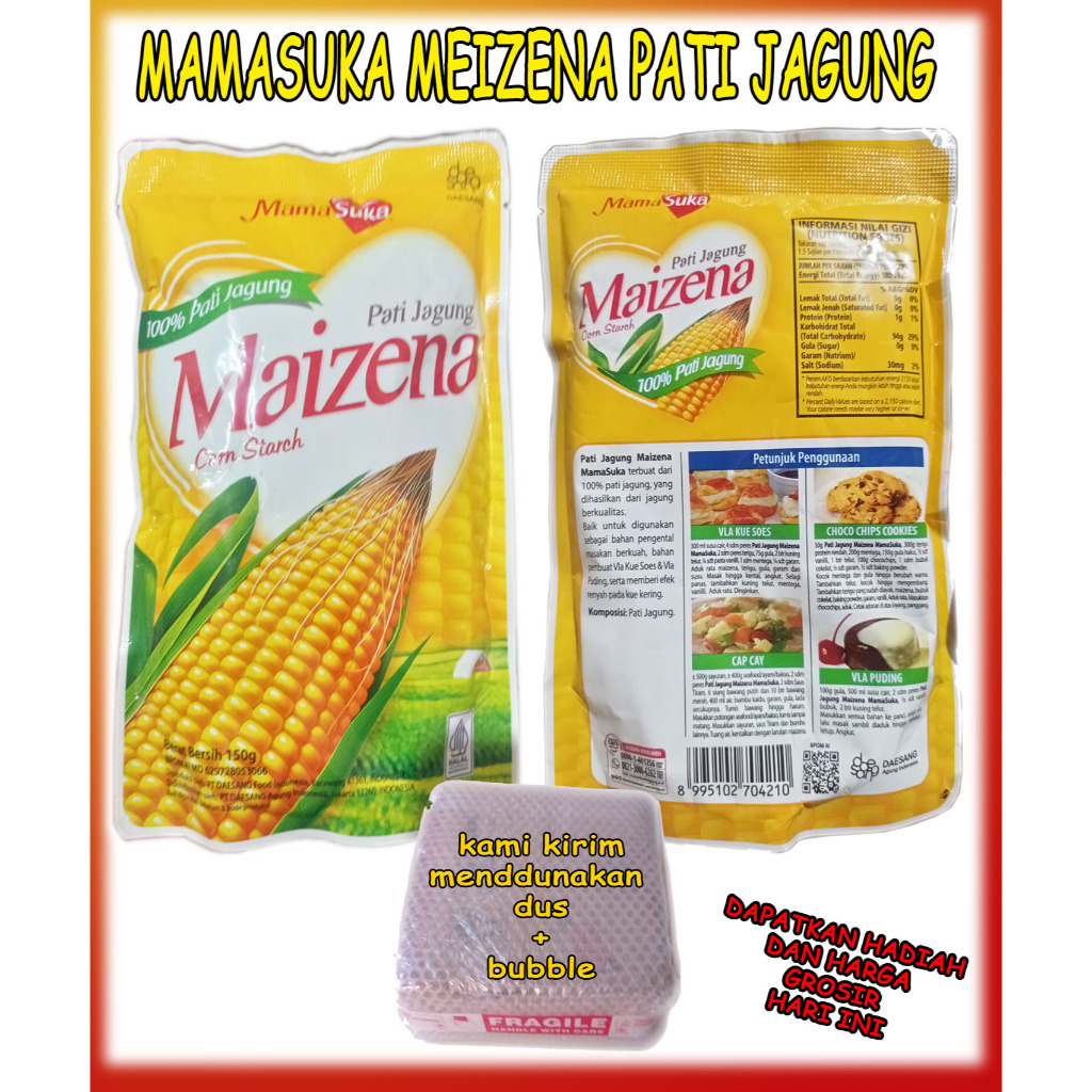 

Maizena Mamasuka Pati Jagung Mama Suka Kemasan150 gram