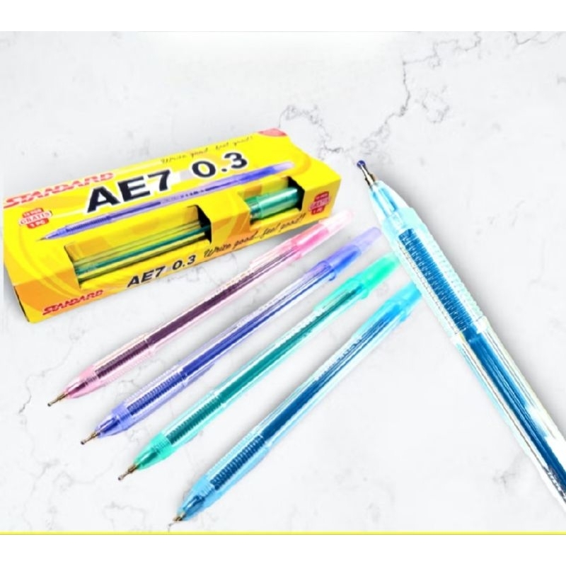 

Standard - Pulpen AE7 0.3 ( Alat Tulis/ Pen / Ballpoint/ Pena ) 12 pcs (1 pack)