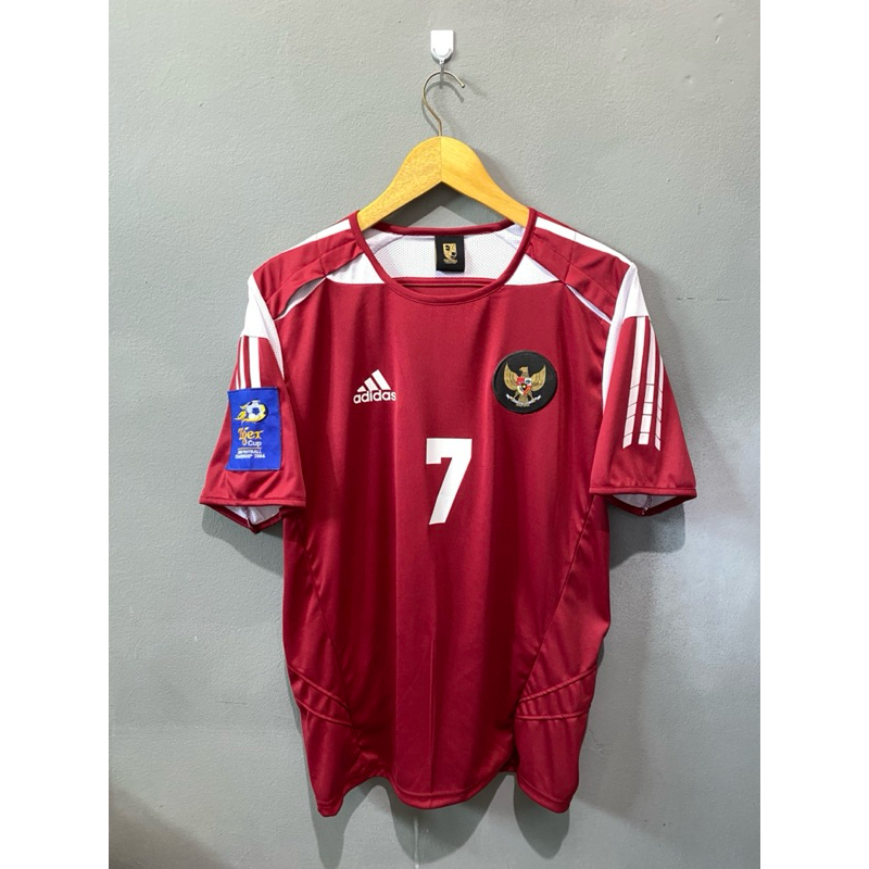 jersey retro vintage timnas indonesia 2004 repro by football country