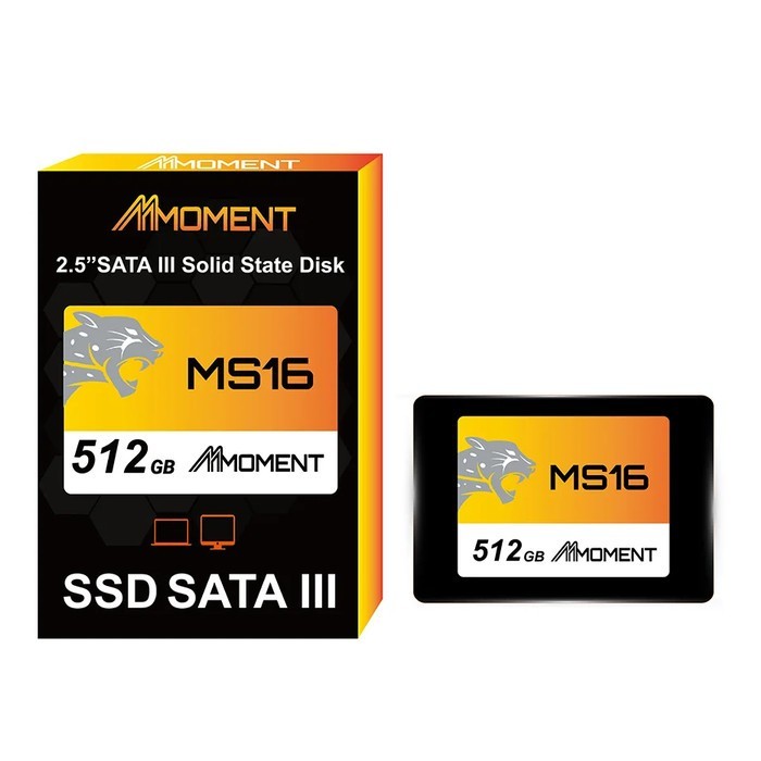 SSD Moment 512gb Sata 3 Internal dan Eksternal Harddisk