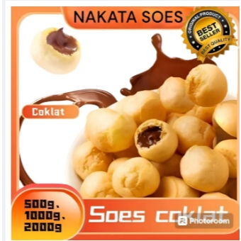 

NAKATA MALONA KUE SOES PREMIUM KUE SUS 500 GRAM 1 KG RASA COKLAT STRAWBERRY MIX LUMER CAMILAN LUMER