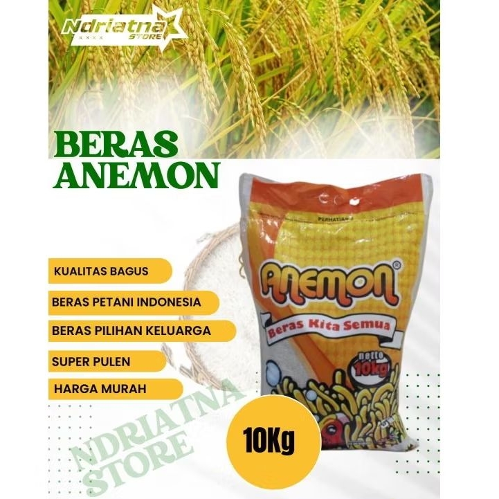 

beras premium anemon 10kg