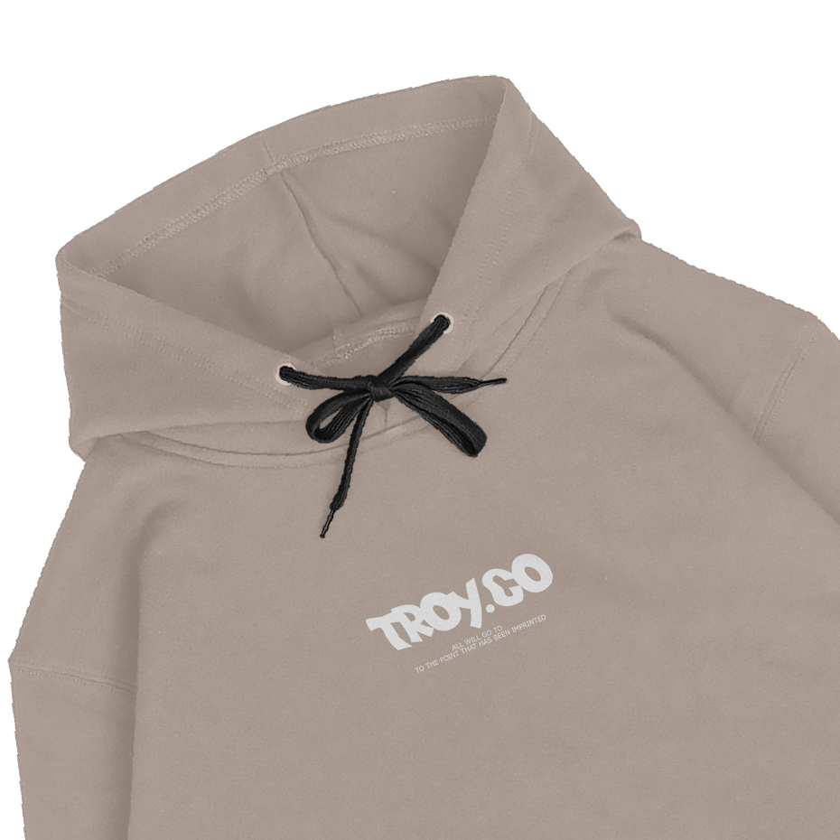 Troy Company Hoodie Brown Latte Blitz  - Hoodie Pria Latte KH 2732