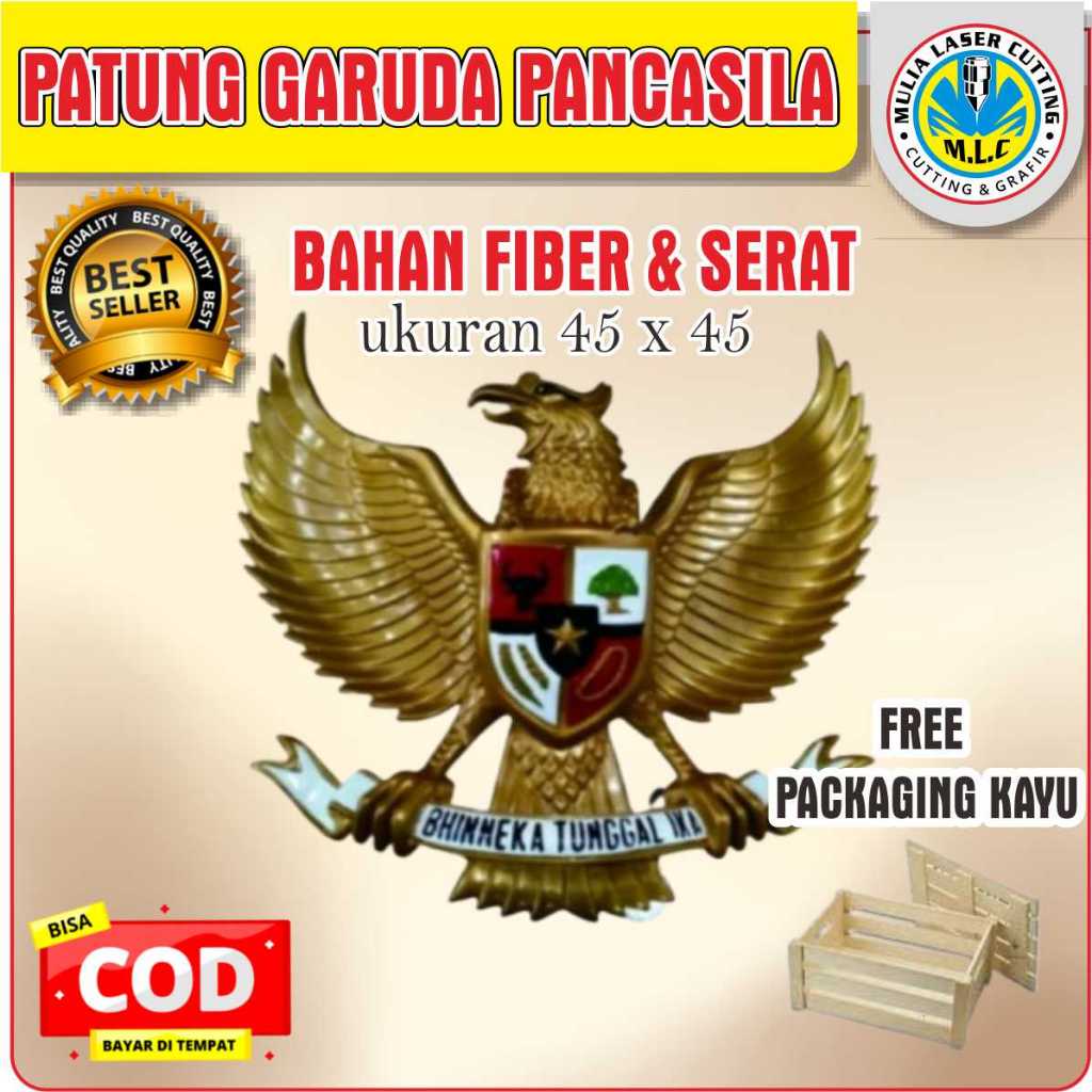 Patung Garuda Pancasila Bahan Fiber