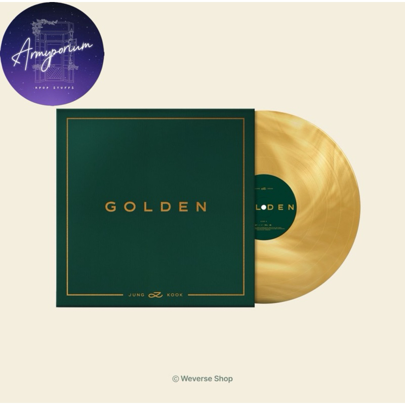 [PO] Vinyl Jungkook Golden Vinyl JK LP